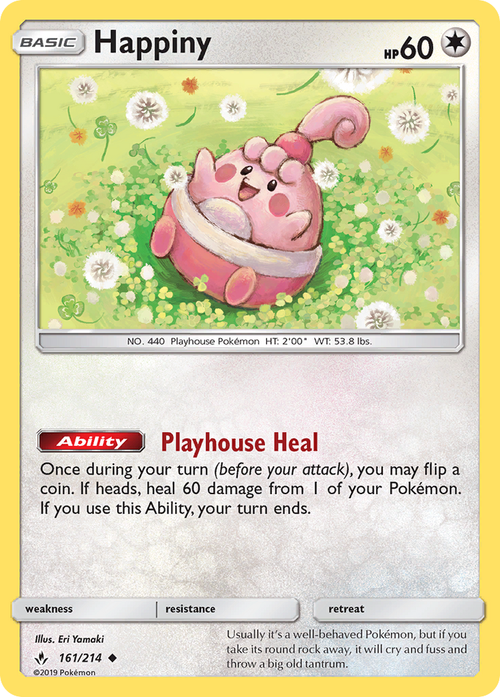 Happiny (161/214) [Sun & Moon: Unbroken Bonds] Pokémon