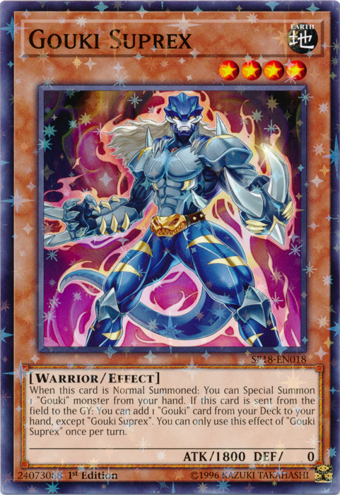 Gouki Suprex [SP18-EN018] Starfoil Rare Yu-Gi-Oh!