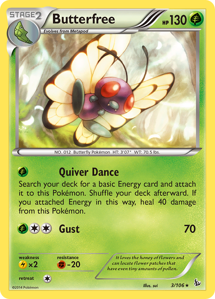 Butterfree (3/106) [XY: Flashfire] Pokémon