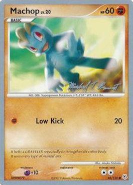 Machop LV.20 (86/130) (Boltevoir - Michael Pramawat) [World Championships 2010] Pokémon