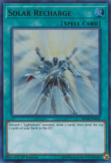 Solar Recharge [BLLR-EN045] Ultra Rare Yu-Gi-Oh!
