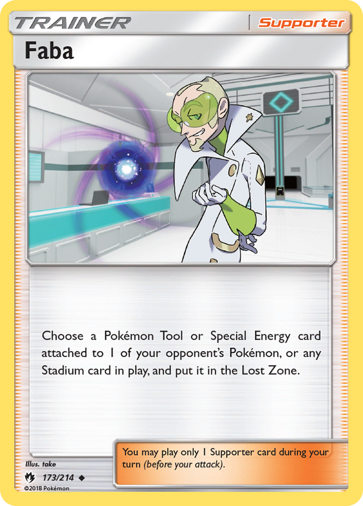 Faba (173/214) [Sun & Moon: Lost Thunder] Pokémon