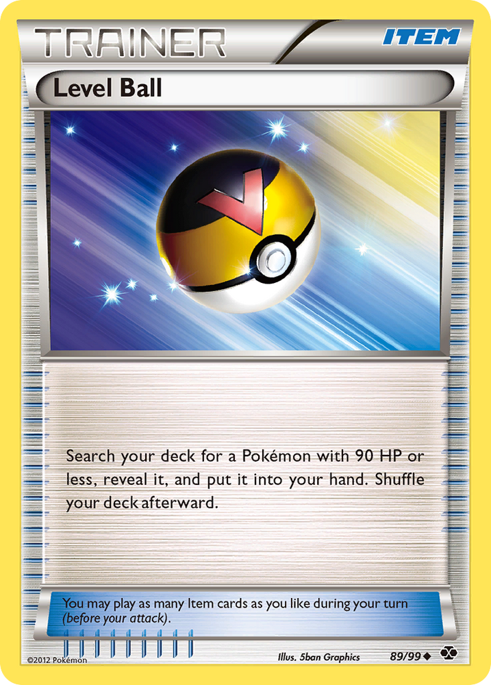 Level Ball (89/99) [Black & White: Next Destinies] Pokémon