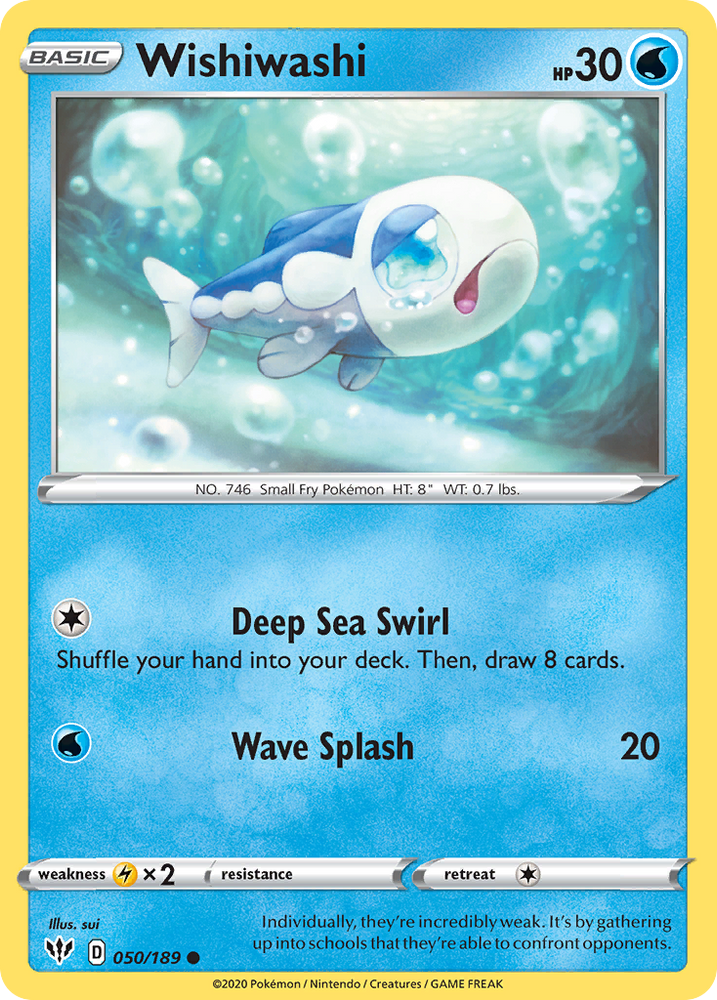 Wishiwashi (050/189) [Sword & Shield: Darkness Ablaze] Pokémon