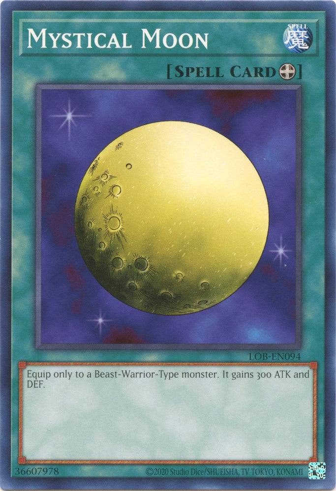 Mystical Moon (25th Anniversary) [LOB-EN094] Common Yu-Gi-Oh!