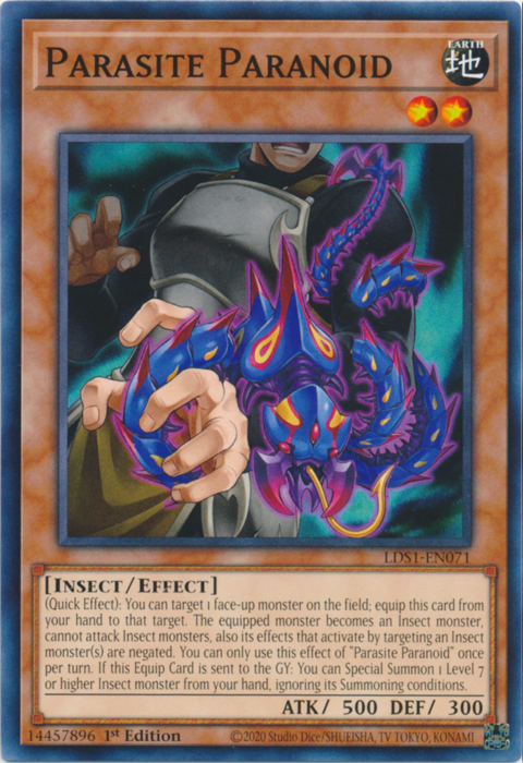 Parasite Paranoid [LDS1-EN071] Common Yu-Gi-Oh!