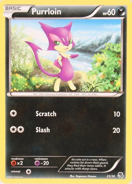 Purrloin (25/30) [Black & White: Trainer Kit - Zoroark] Pokémon