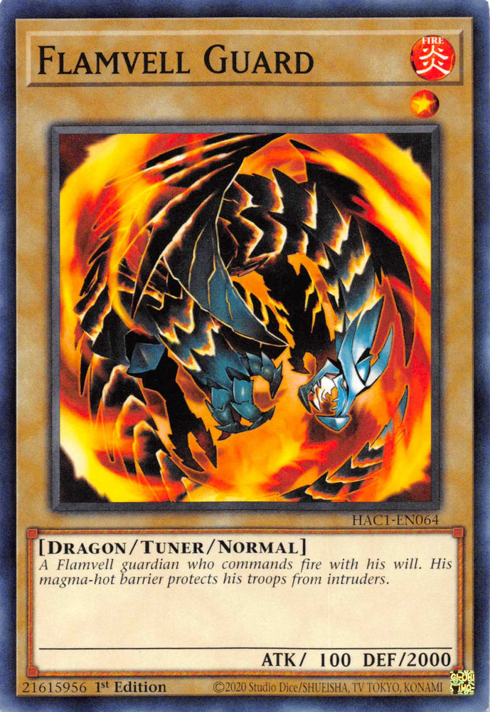 Flamvell Guard [HAC1-EN064] Common Yu-Gi-Oh!