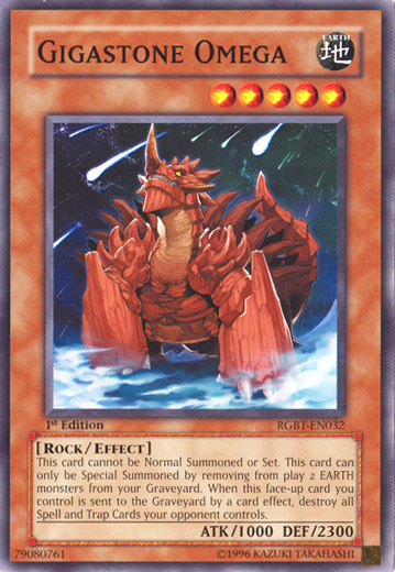 Gigastone Omega [RGBT-EN032] Common Yu-Gi-Oh!