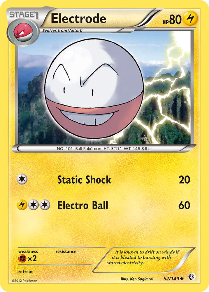 Electrode (52/149) [Black & White: Boundaries Crossed] Pokémon