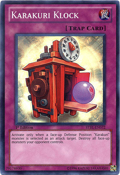 Karakuri Klock [STBL-EN072] Super Rare Yu-Gi-Oh!