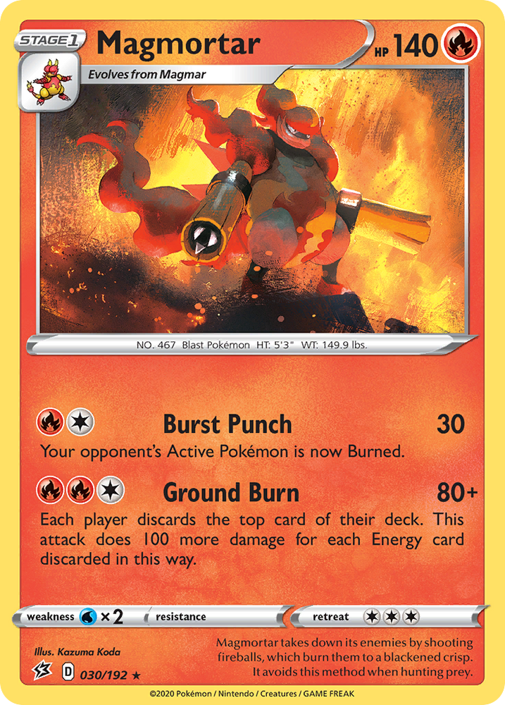 Magmortar (030/192) [Sword & Shield: Rebel Clash] Pokémon
