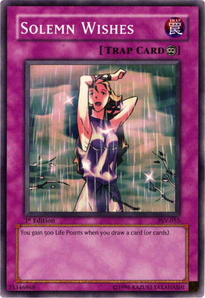 Solemn Wishes [PSV-055] Common Yu-Gi-Oh!