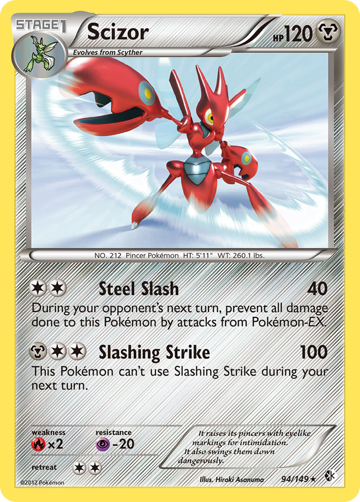 Scizor (94/149) [Black & White: Boundaries Crossed] Pokémon