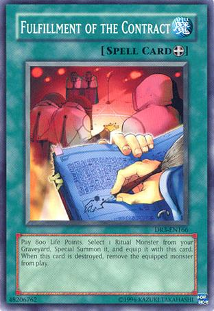 Fulfillment of the Contract [DR3-EN166] Common Yu-Gi-Oh!