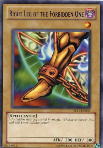 Right Leg of the Forbidden One (Red) [DL11-EN002] Rare Yu-Gi-Oh!