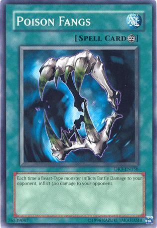 Poison Fangs [DR3-EN158] Common Yu-Gi-Oh!