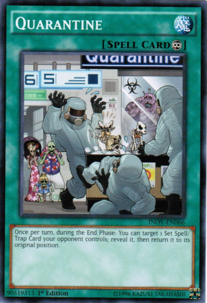 Quarantine [INOV-EN066] Common Yu-Gi-Oh!