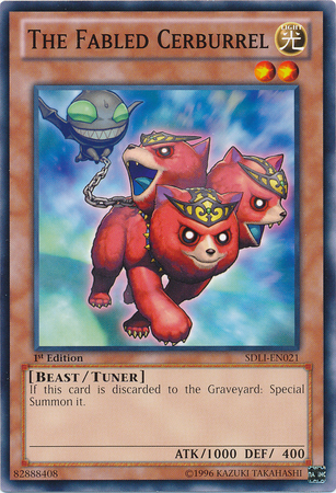 The Fabled Cerburrel [SDLI-EN021] Common Yu-Gi-Oh!