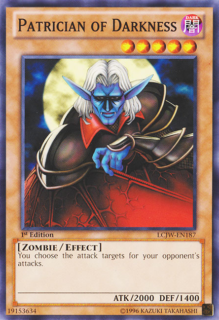 Patrician of Darkness [LCJW-EN187] Common Yu-Gi-Oh!