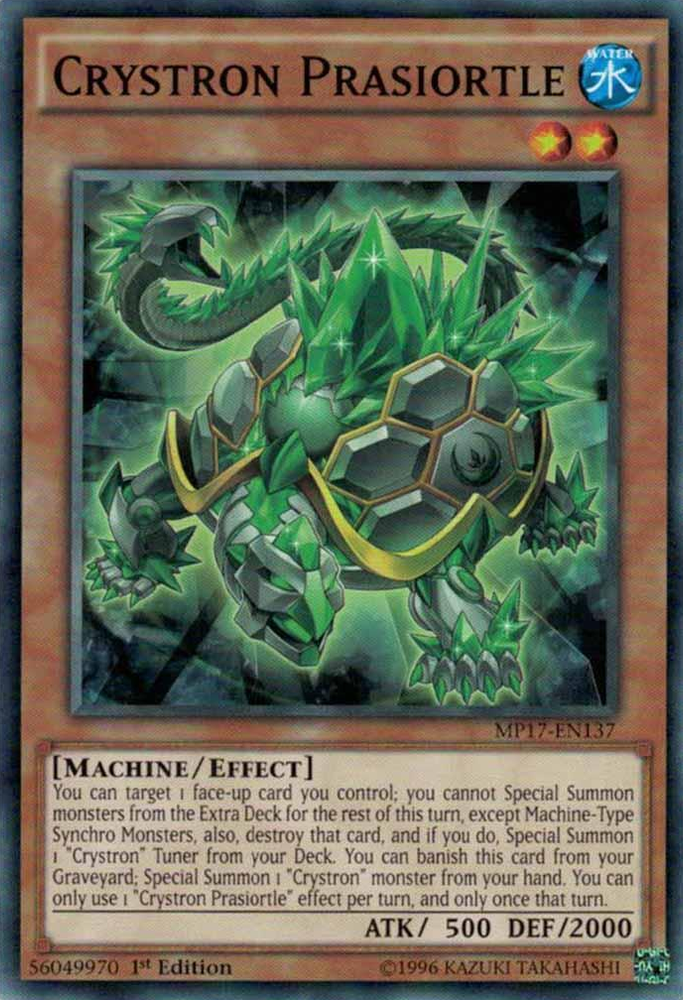 Crystron Prasiortle [MP17-EN137] Common Yu-Gi-Oh!