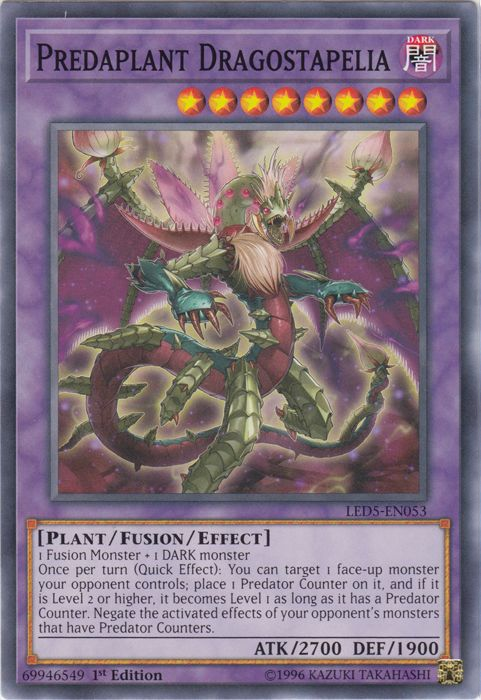 Predaplant Dragostapelia [LED5-EN053] Common Yu-Gi-Oh!