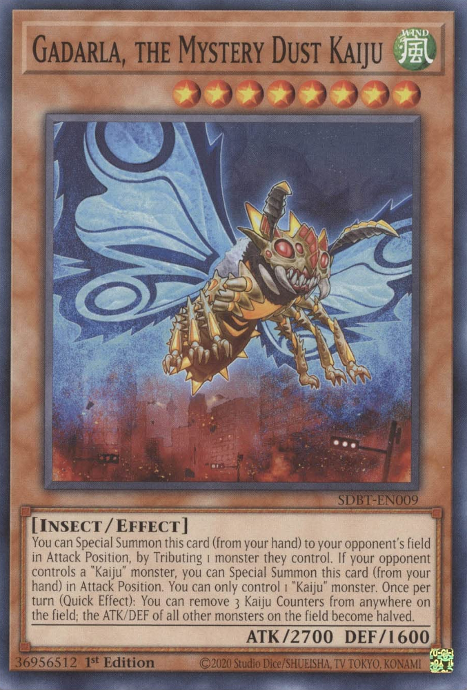 Gadarla, the Mystery Dust Kaiju [SDBT-EN009] Common Yu-Gi-Oh!