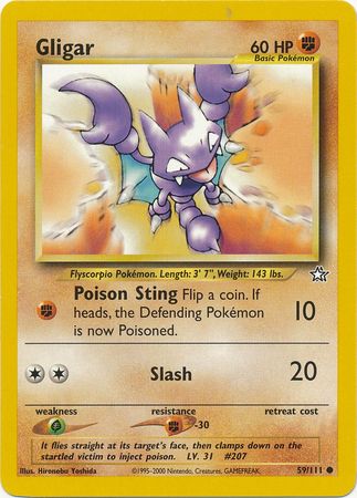 Gligar (59/111) [Neo Genesis Unlimited] Pokémon