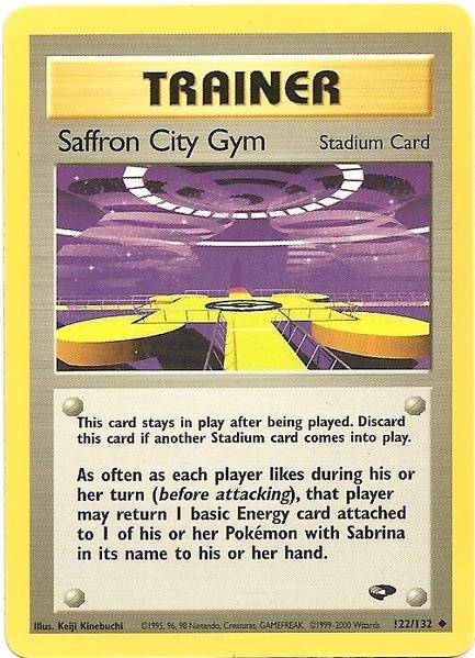 Saffron City Gym (122/132) [Gym Challenge Unlimited] Pokémon