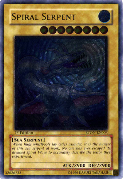 Spiral Serpent [STON-EN003] Ultimate Rare Yu-Gi-Oh!