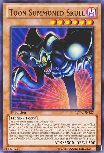 Toon Summoned Skull [LCJW-EN237] Rare Yu-Gi-Oh!