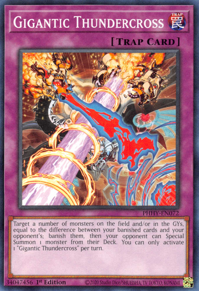 Gigantic Thundercross [PHHY-EN072] Common Yu-Gi-Oh!