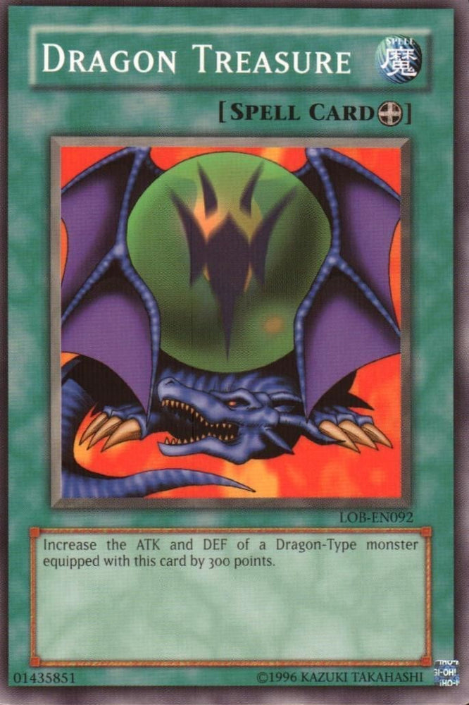 Dragon Treasure [LOB-EN092] Common Yu-Gi-Oh!