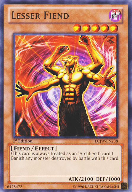 Lesser Fiend [LCJW-EN238] Rare Yu-Gi-Oh!
