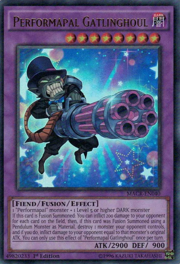 Performapal Gatlinghoul [MACR-EN040] Ultra Rare Yu-Gi-Oh!