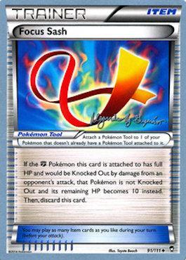 Focus Sash (91/111) (Primal Groudon - Alejandro Ng-Guzman) [World Championships 2015] Pokémon