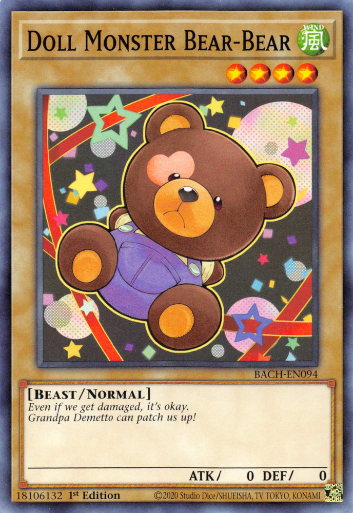 Doll Monster Bear-Bear [BACH-EN094] Common Yu-Gi-Oh!