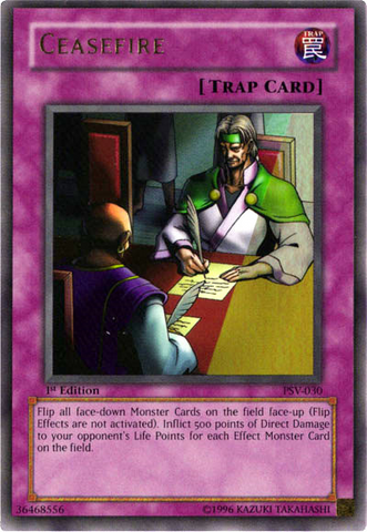 Ceasefire [PSV-030] Ultra Rare Yu-Gi-Oh!
