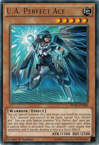 U.A. Perfect Ace [DUEA-EN088] Rare Yu-Gi-Oh!