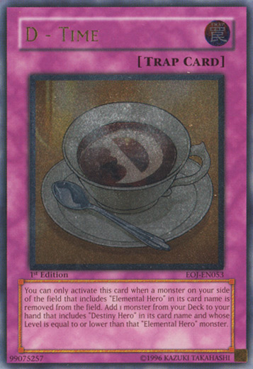 D - Time [EOJ-EN053] Ultimate Rare Yu-Gi-Oh!