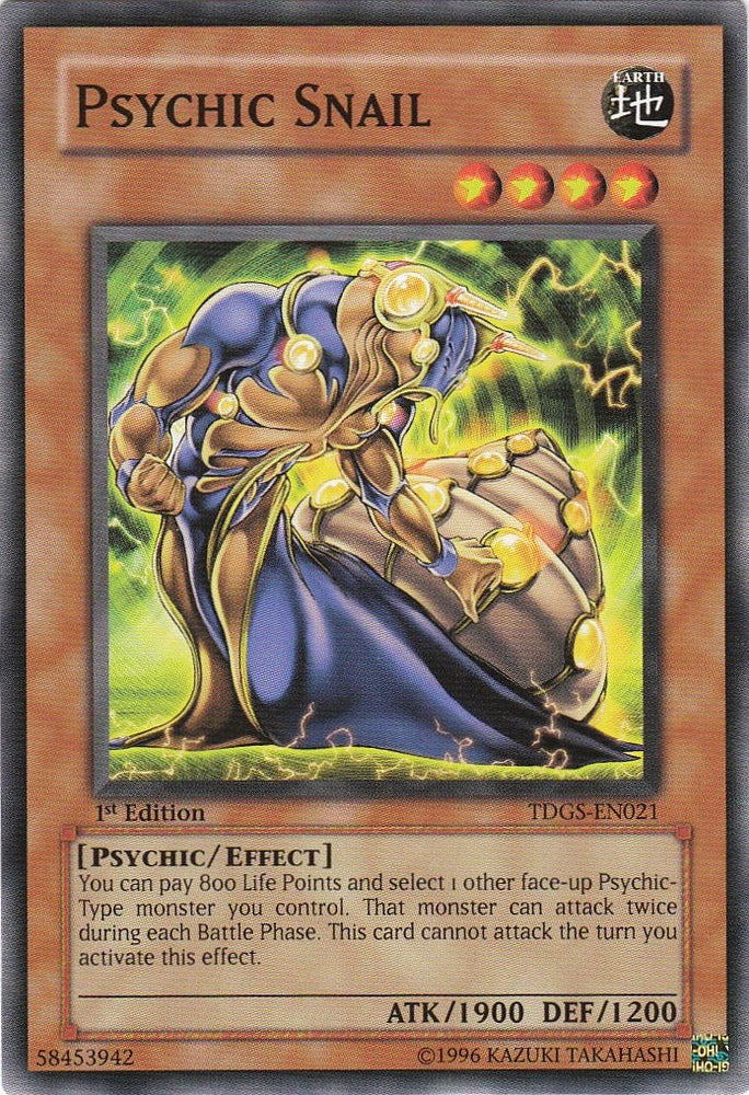 Psychic Snail [TDGS-EN021] Common Yu-Gi-Oh!