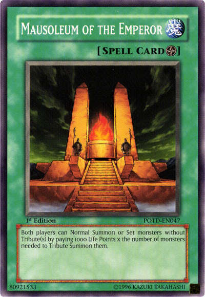 Mausoleum of the Emperor [POTD-EN047] Common Yu-Gi-Oh!