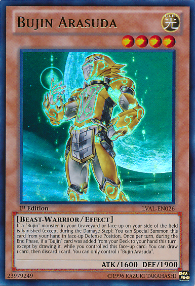 Bujin Arasuda [LVAL-EN026] Ultra Rare Yu-Gi-Oh!