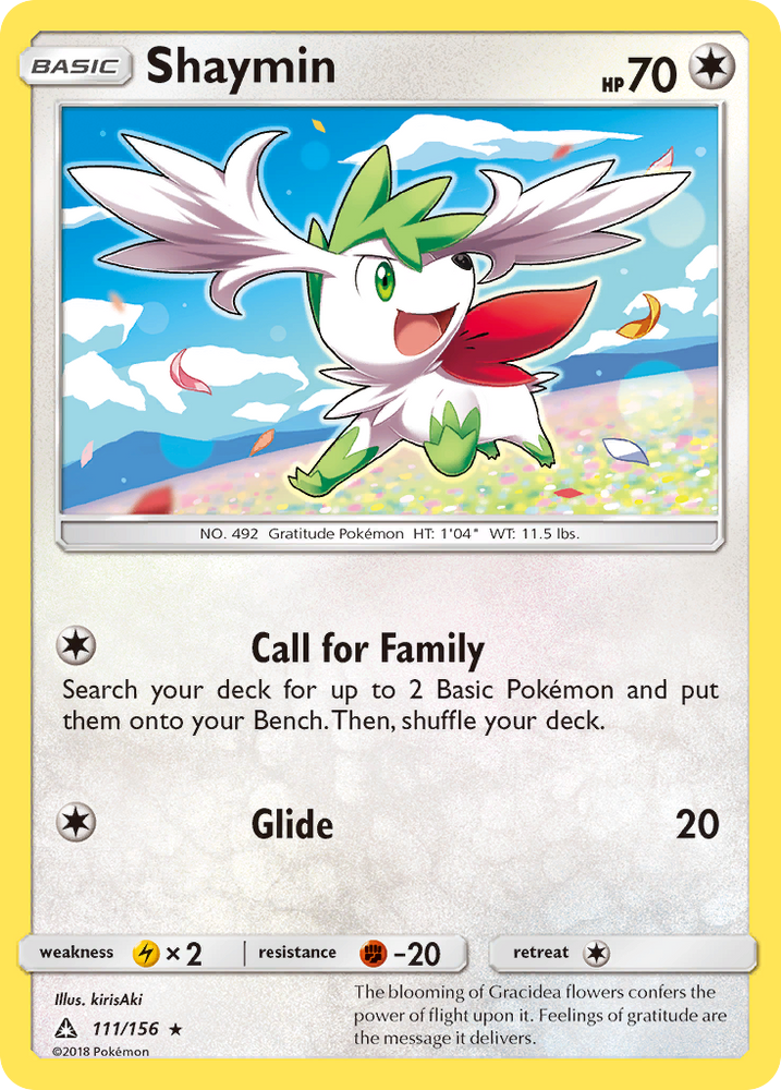 Shaymin (111/156) [Sun & Moon: Ultra Prism] Pokémon