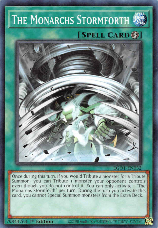 The Monarchs Stormforth [EGO1-EN032] Common Yu-Gi-Oh!