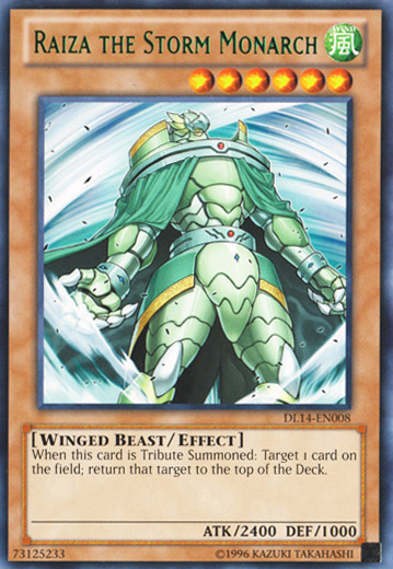 Raiza the Storm Monarch (Green) [DL14-EN008] Rare Yu-Gi-Oh!