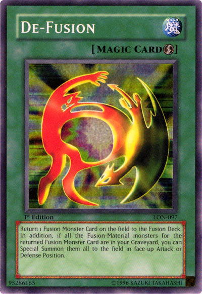 De-Fusion [LON-097] Super Rare Yu-Gi-Oh!