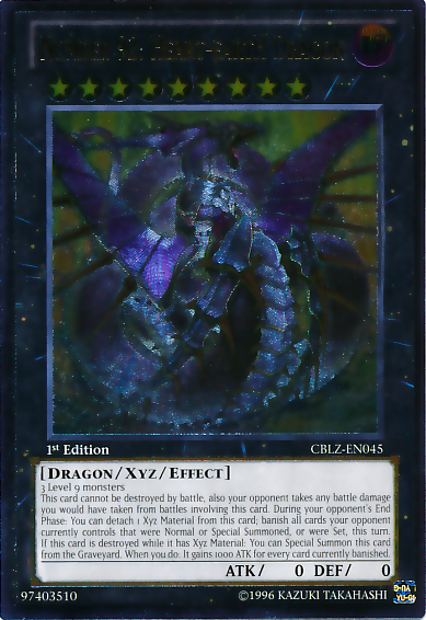 Number 92: Heart-eartH Dragon [CBLZ-EN045] Ultimate Rare Yu-Gi-Oh!