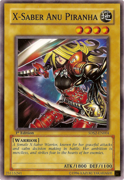 X-Saber Anu Piranha [5DS2-EN004] Common Yu-Gi-Oh!