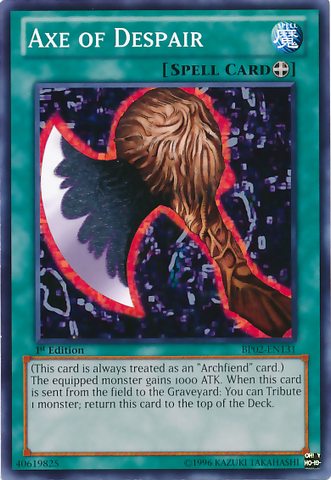Axe of Despair [BP02-EN131] Mosaic Rare Yu-Gi-Oh!